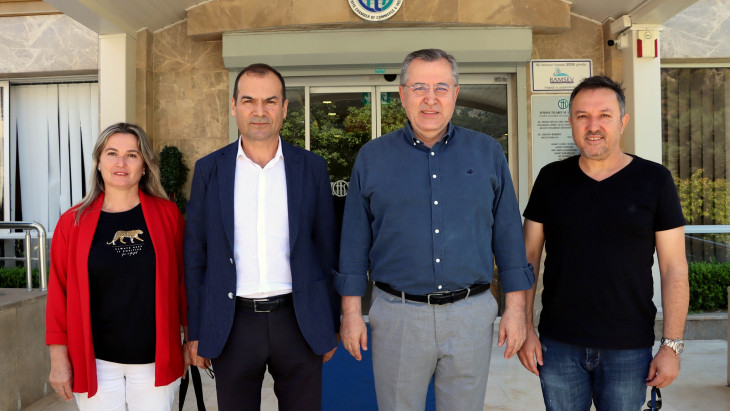 Fethiye'de Emlakçılar Derneği, Başkan Çıralı'yı ziyaret etti