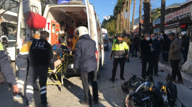 Fethiye'de motosiklet yayaya çarptı 1 ölü, 1 yaralı