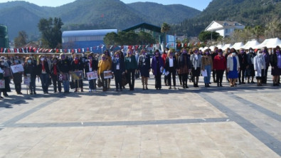 Kadınlar Günü Fethiye'de etkinliklerle kutlandı